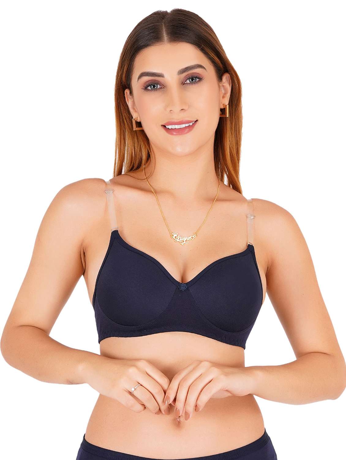 women pack of 3 non-wired bra - 22443919 -  Standard Image - 2