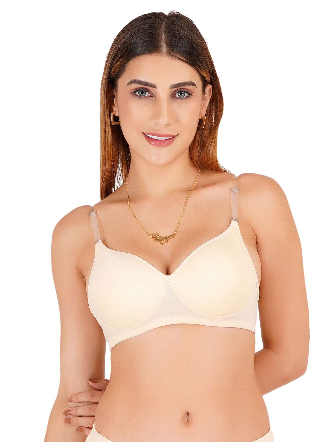 women pack of 4 non padded bra - 22444004 -  Standard Image - 2