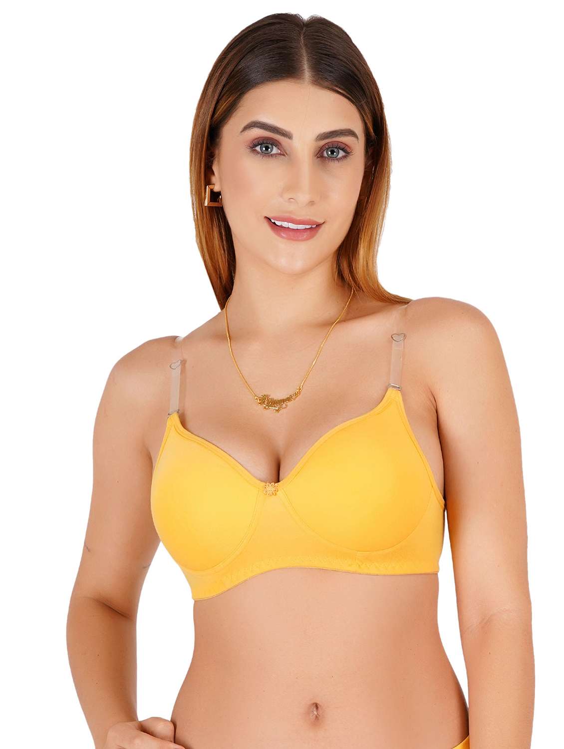 women pack of 4 non padded bra - 22444075 -  Standard Image - 2
