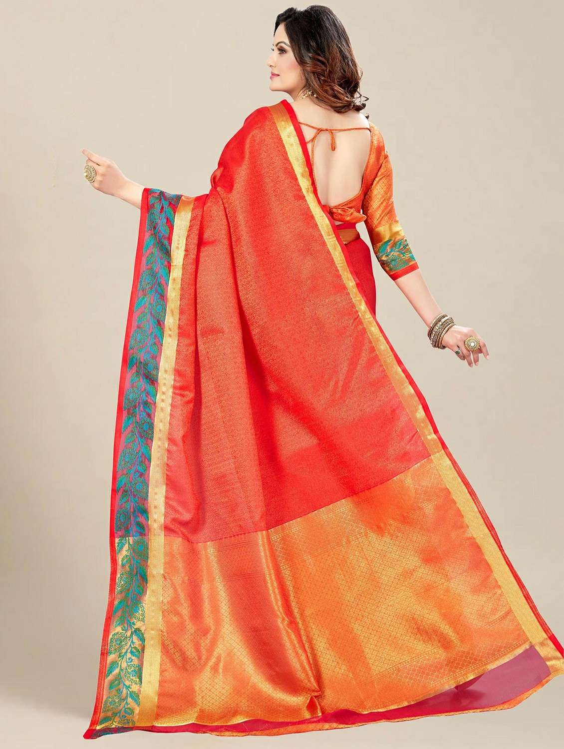women self design bordered saree - 22444413 -  Standard Image - 2