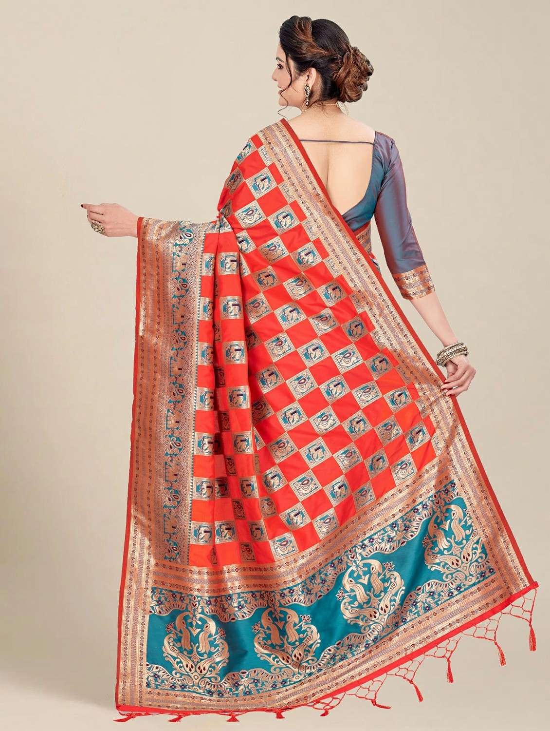 women self design paithani saree - 22444685 -  Standard Image - 2