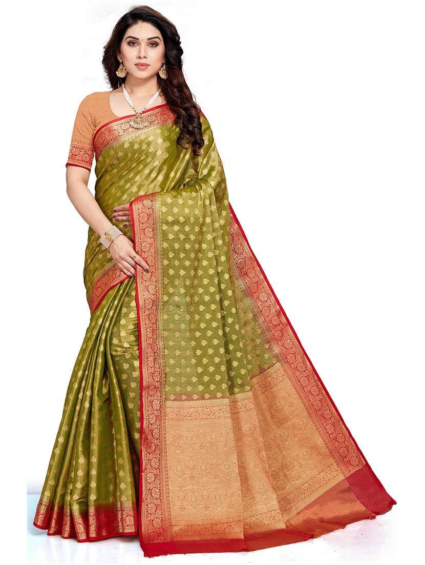 women self design banarasi saree