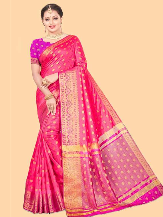 women self design banarasi saree