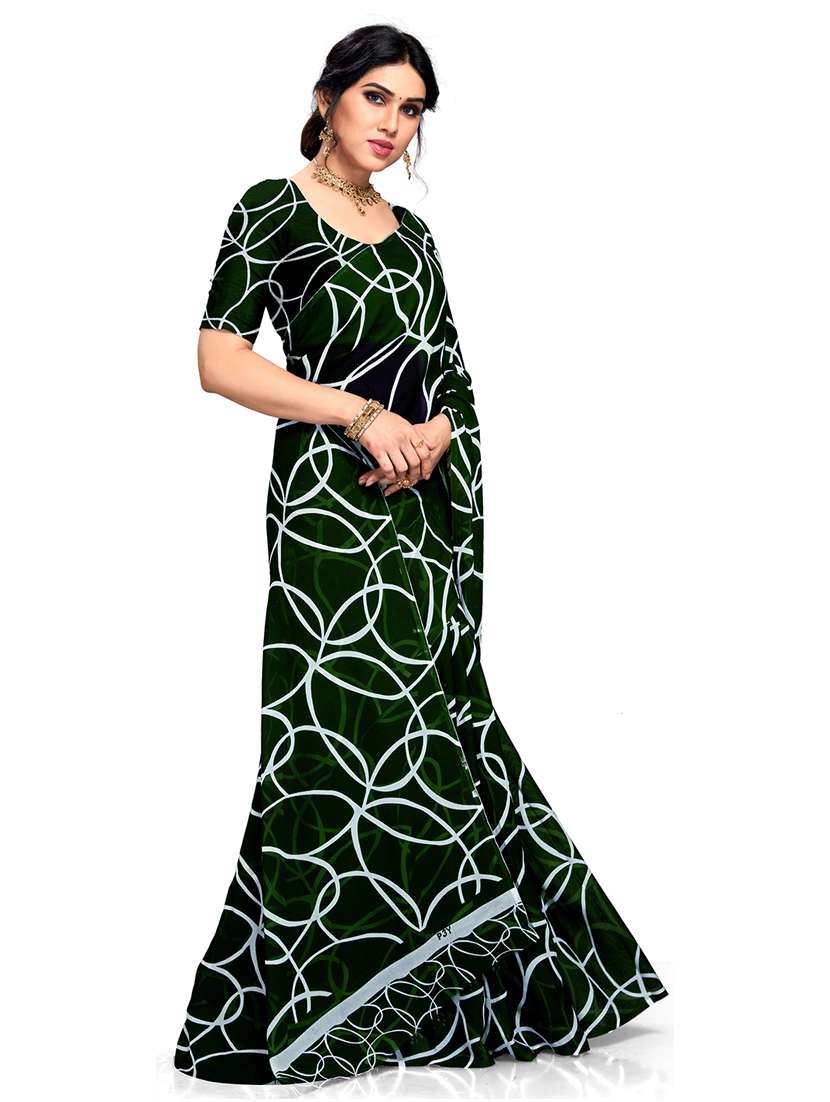 women pack of 2 printed combo saree - 22444966 -  Standard Image - 2