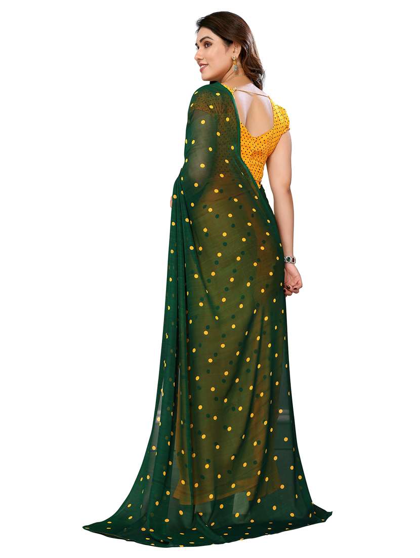 Women Pack Of 2 Printed Saree With Blouse - 22445596 -  Standard Image - 2