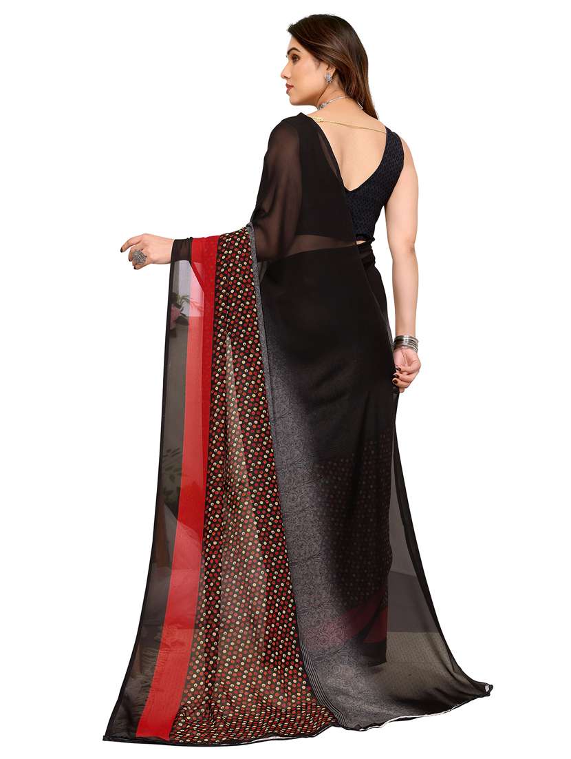 women pack of 2 printed saree with blouse - 22445614 -  Standard Image - 2