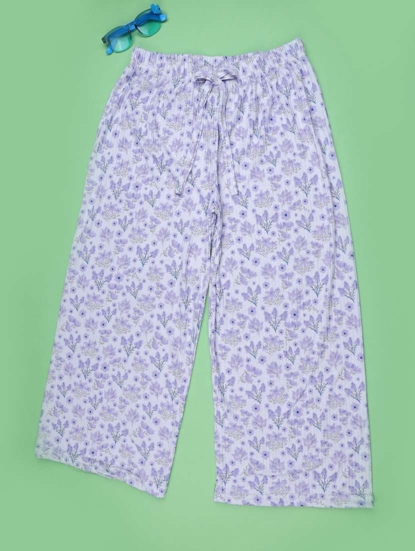 girls printed mid rise culottes - 22446662 -  Standard Image - 2