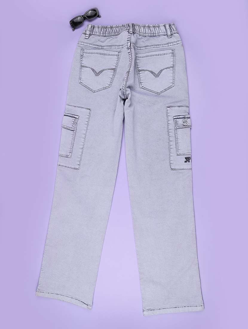 boys washed mid rise cargo pant - 22446832 -  Standard Image - 2