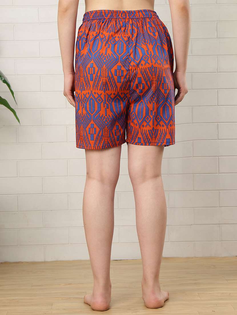 women pack of 2 printed loungewear shorts - 22447716 -  Standard Image - 2