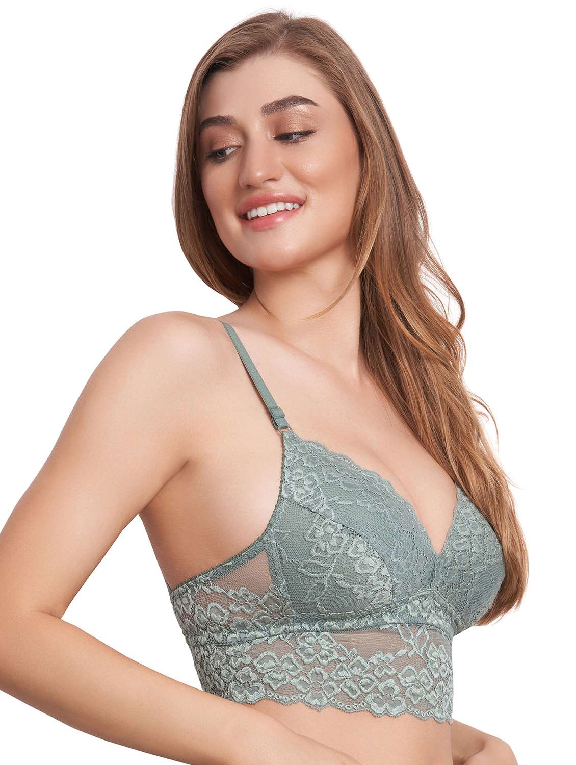 women solid non wired bralette bra - 22447799 -  Standard Image - 2