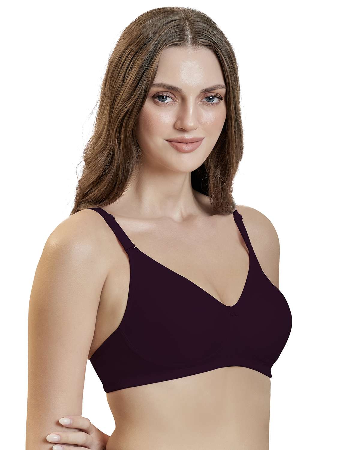 women solid non wired t-shirt bra - 22447811 -  Standard Image - 2