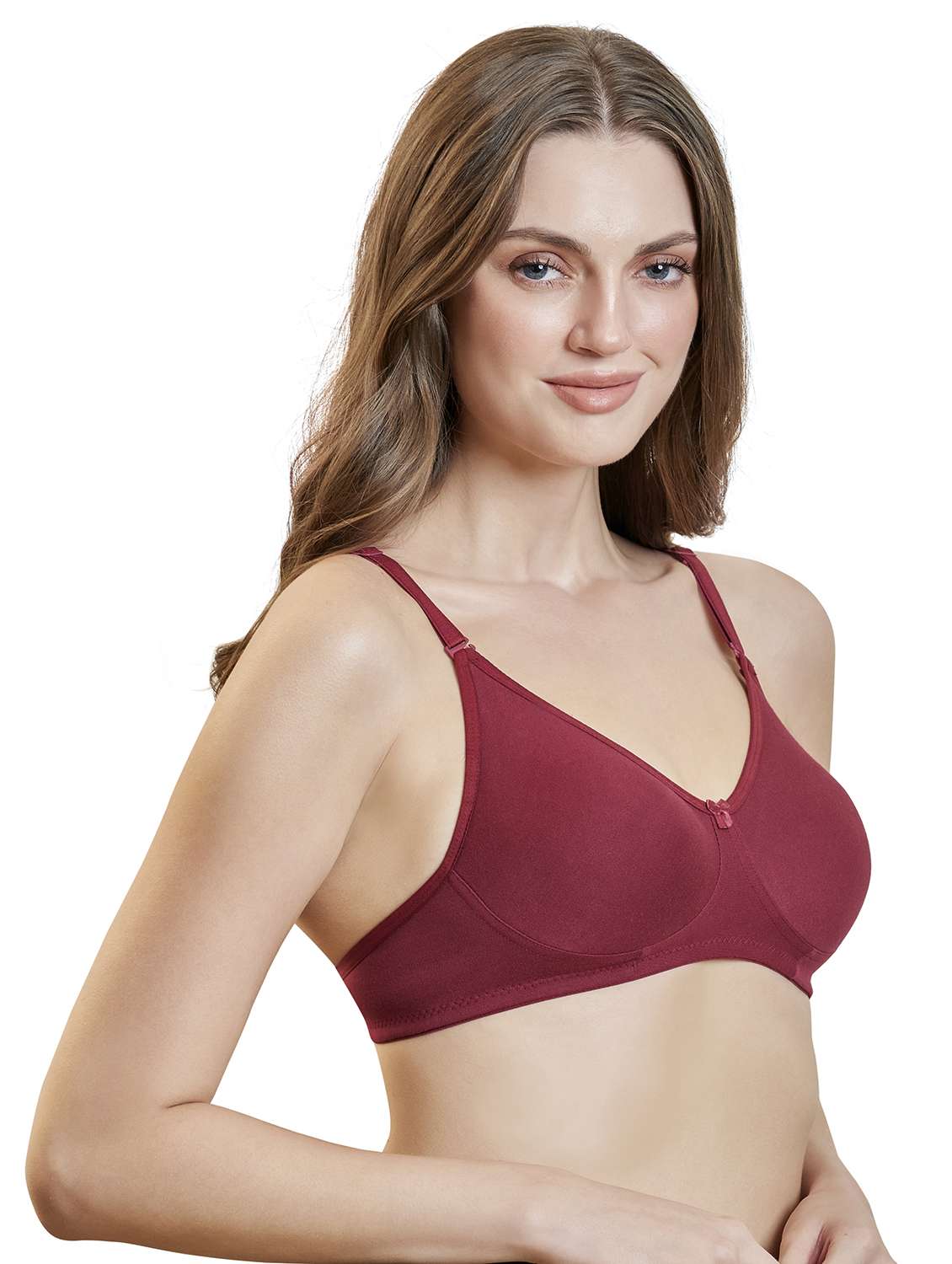 women solid non wired t-shirt bra - 22447816 -  Standard Image - 2