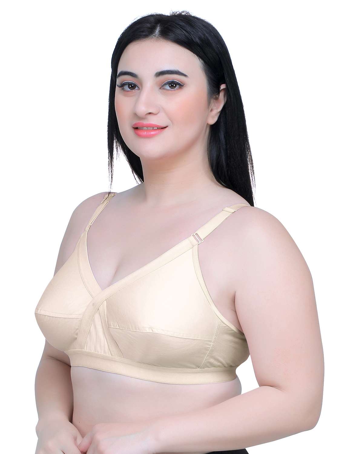 women solid non wired minimizer bra - 22447827 -  Standard Image - 2