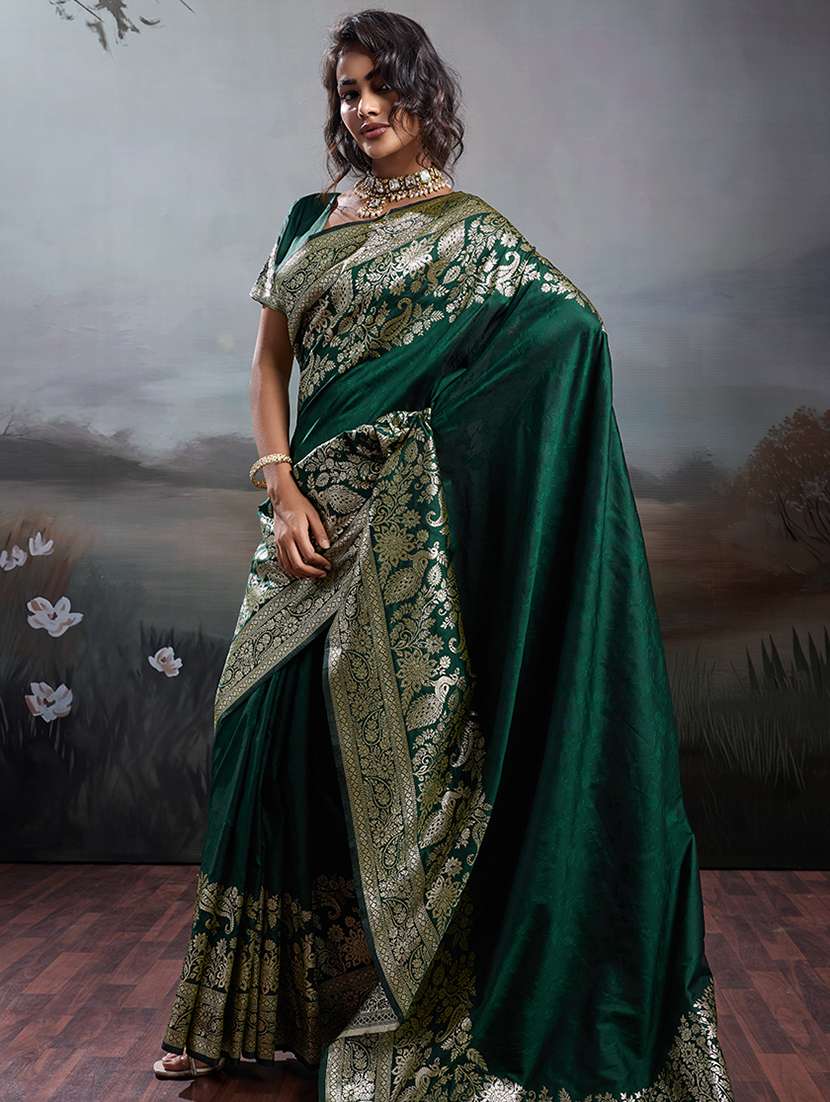women self design banarasi saree with blouse - 22447878 -  Standard Image - 2