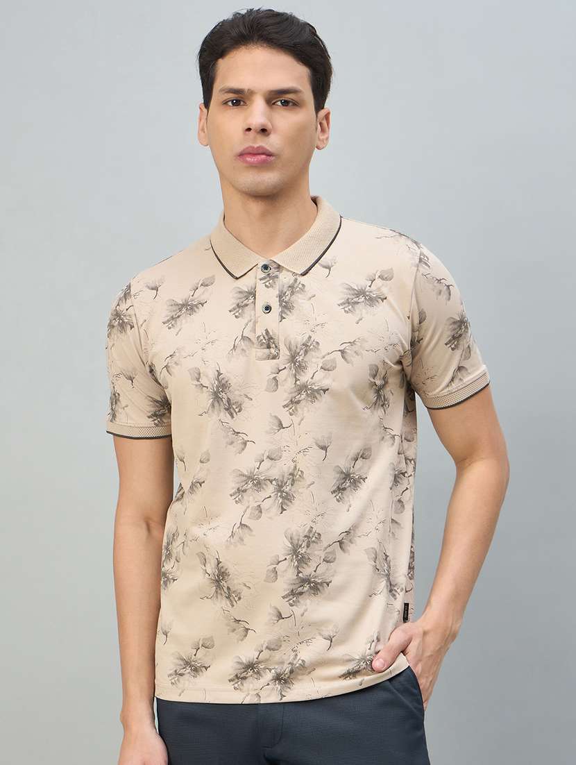 men multi colored cotton blend plain t-shirt - 22447979 -  Standard Image - 2