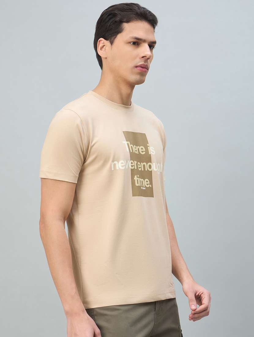 Men Printed Short Sleeve Round T-shirt - 22447998 -  Standard Image - 2