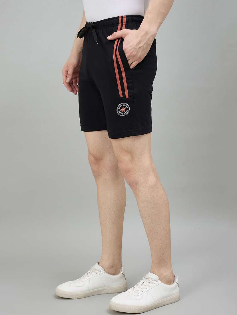 men black cotton blend bermuda short - 22448068 -  Standard Image - 2