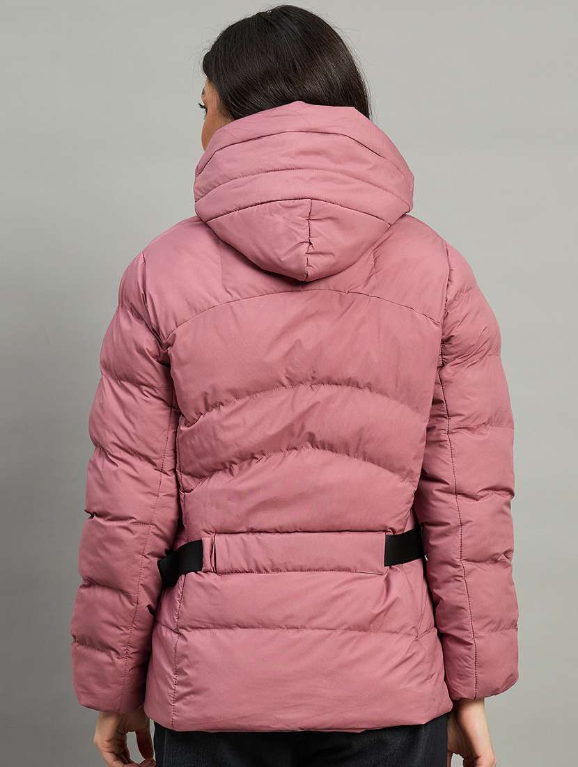 women solid long sleeve quilted jacket - 22448117 -  Standard Image - 2