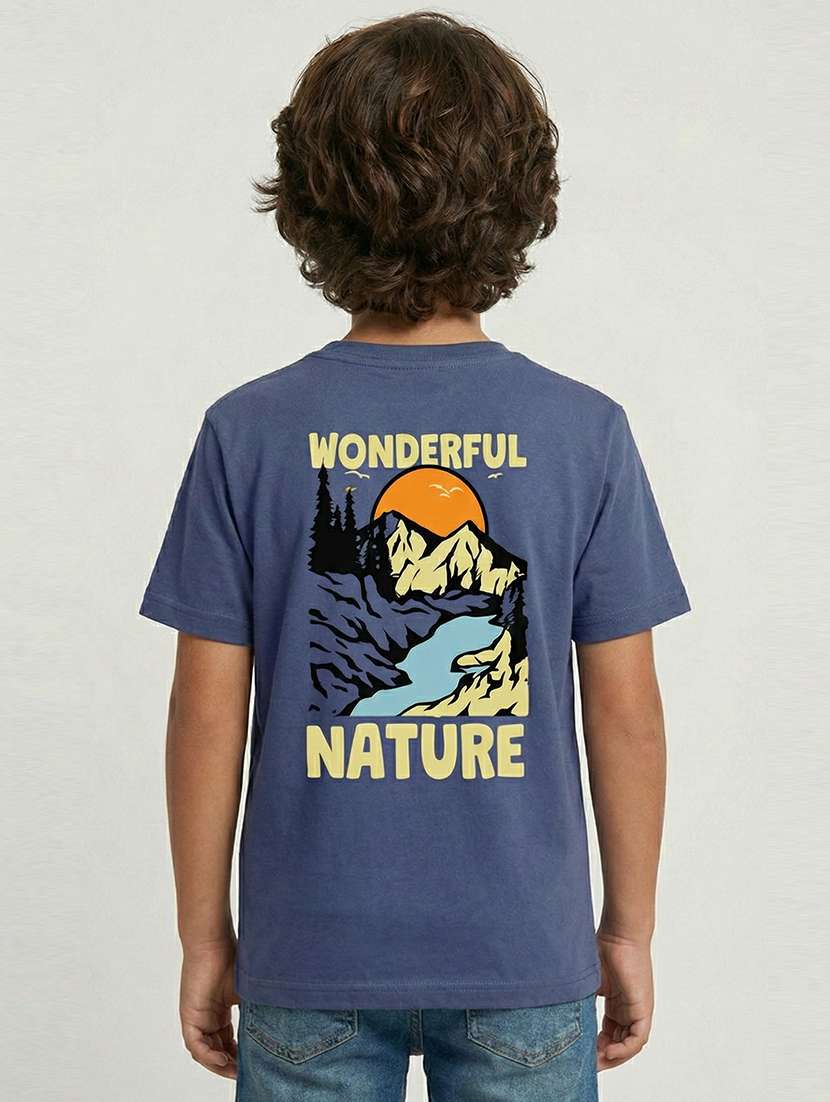 boys blue cotton t-shirt - 22448781 -  Standard Image - 2