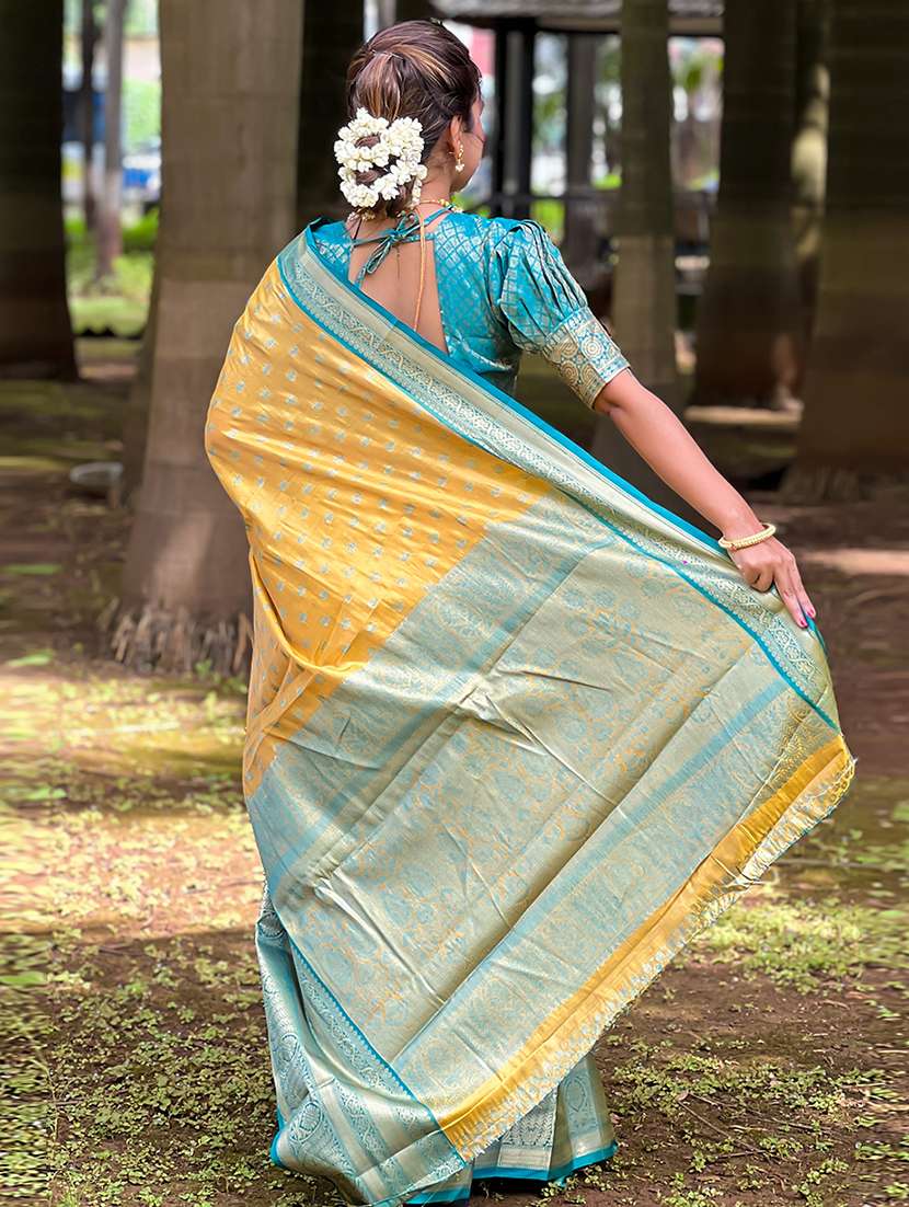 women self design kanjivaram saree with blouse - 22448881 -  Standard Image - 2