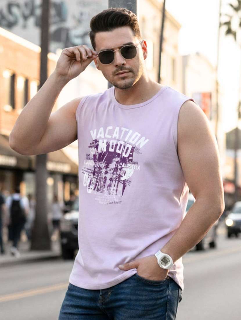 men multi colored cotton chest print t-shirt - 22449055 -  Standard Image - 2