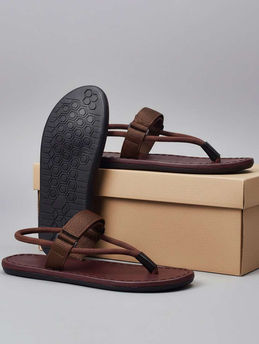 men solid back strap sandal - 22449082 -  Standard Image - 2