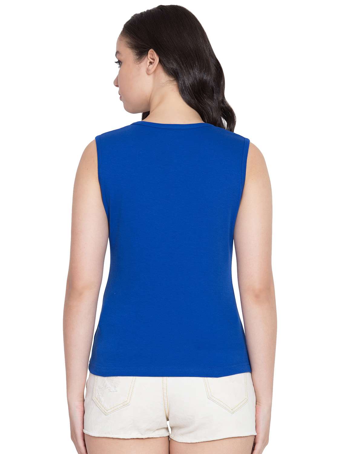 women solid sleeveless top - 22449666 -  Standard Image - 2