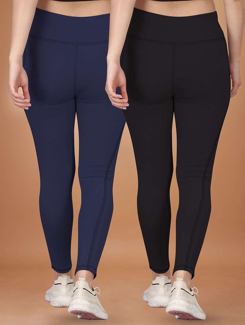 women multi colored polyester track pant - 22450123 -  Standard Image - 2