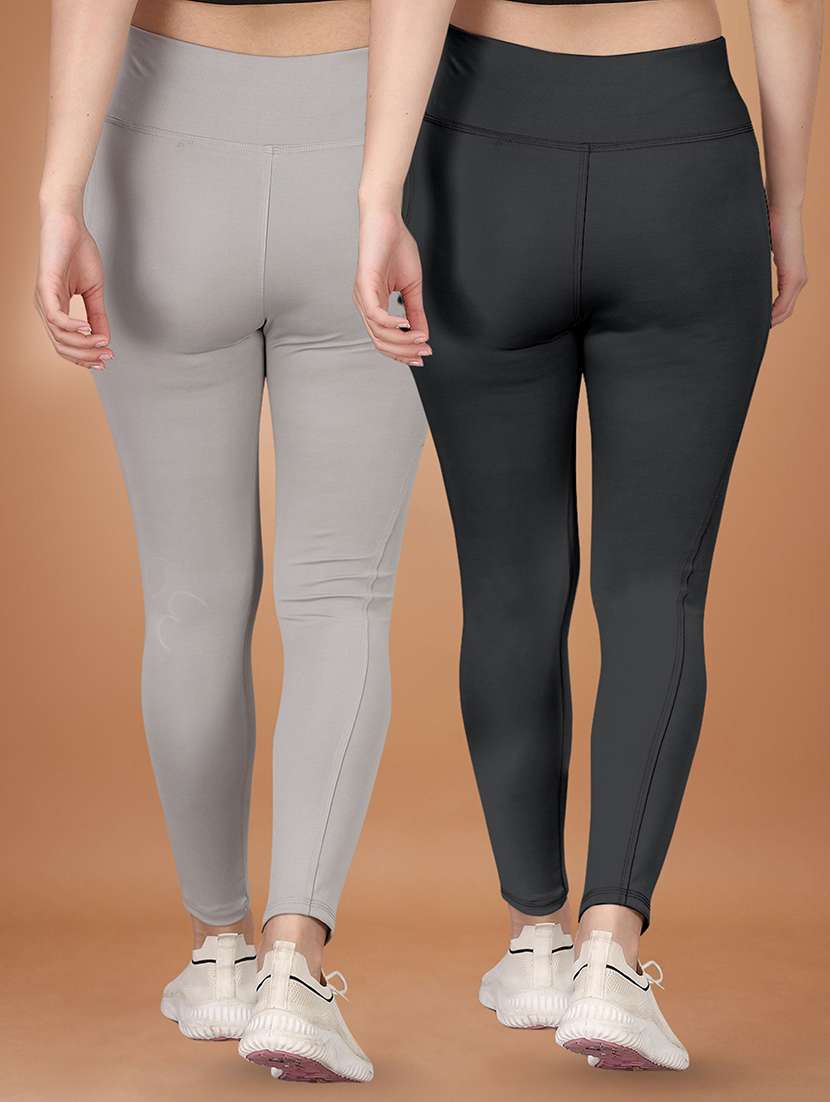 women multi colored polyester track pant - 22450146 -  Standard Image - 2