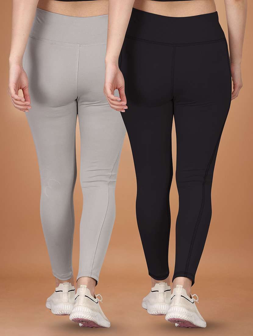women multi colored polyester track pant - 22450150 -  Standard Image - 2