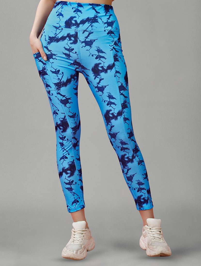 women multi colored polyester track pant - 22450153 -  Standard Image - 2