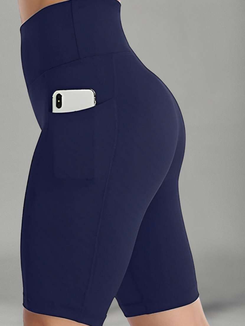 women multi colored polyester sports shorts short - 22450218 -  Standard Image - 2
