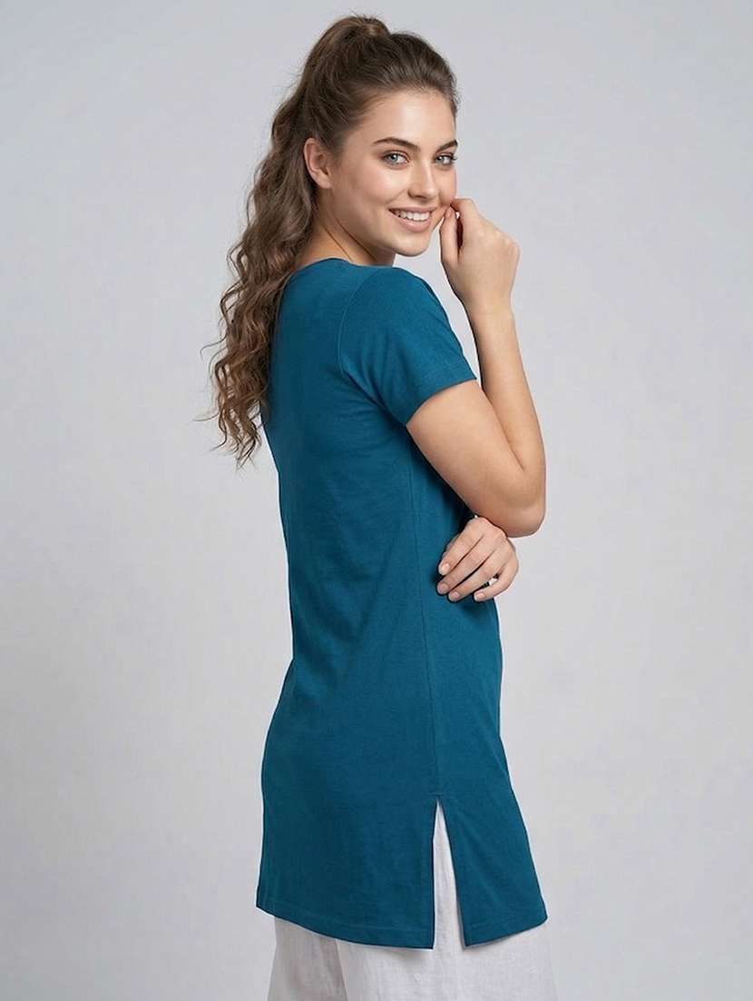 women printed short sleeve loungewear t-shirt - 22450939 -  Standard Image - 2