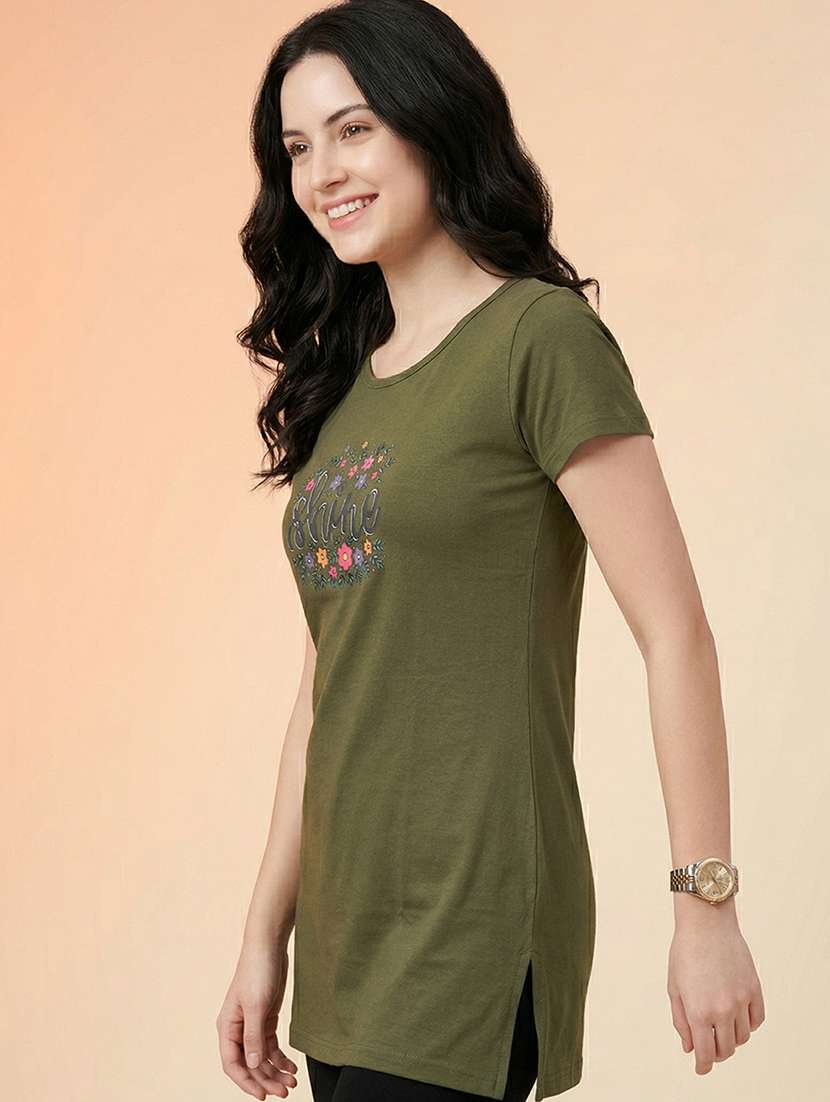 women printed short sleeve loungewear t-shirt - 22451193 -  Standard Image - 2