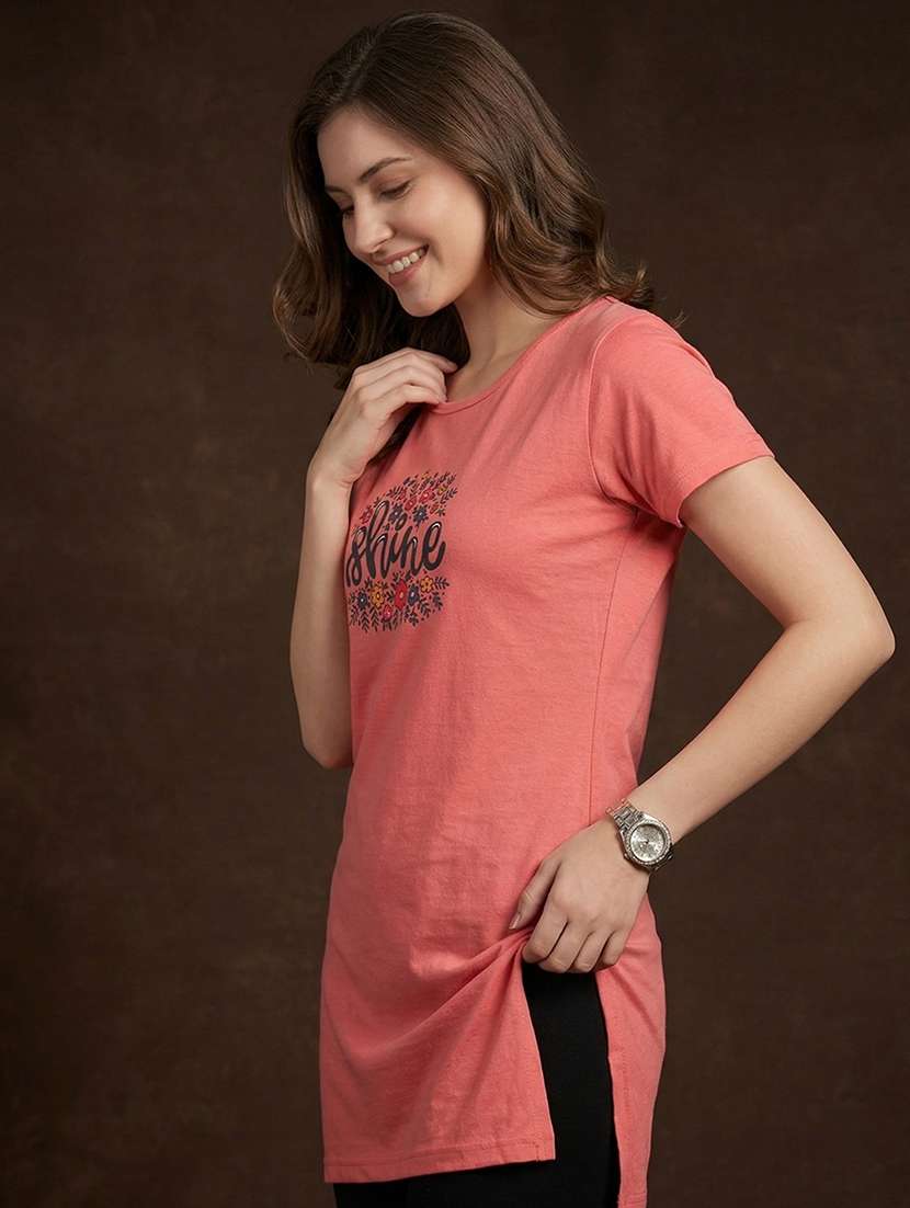 women printed short sleeve loungewear t-shirt - 22451248 -  Standard Image - 2