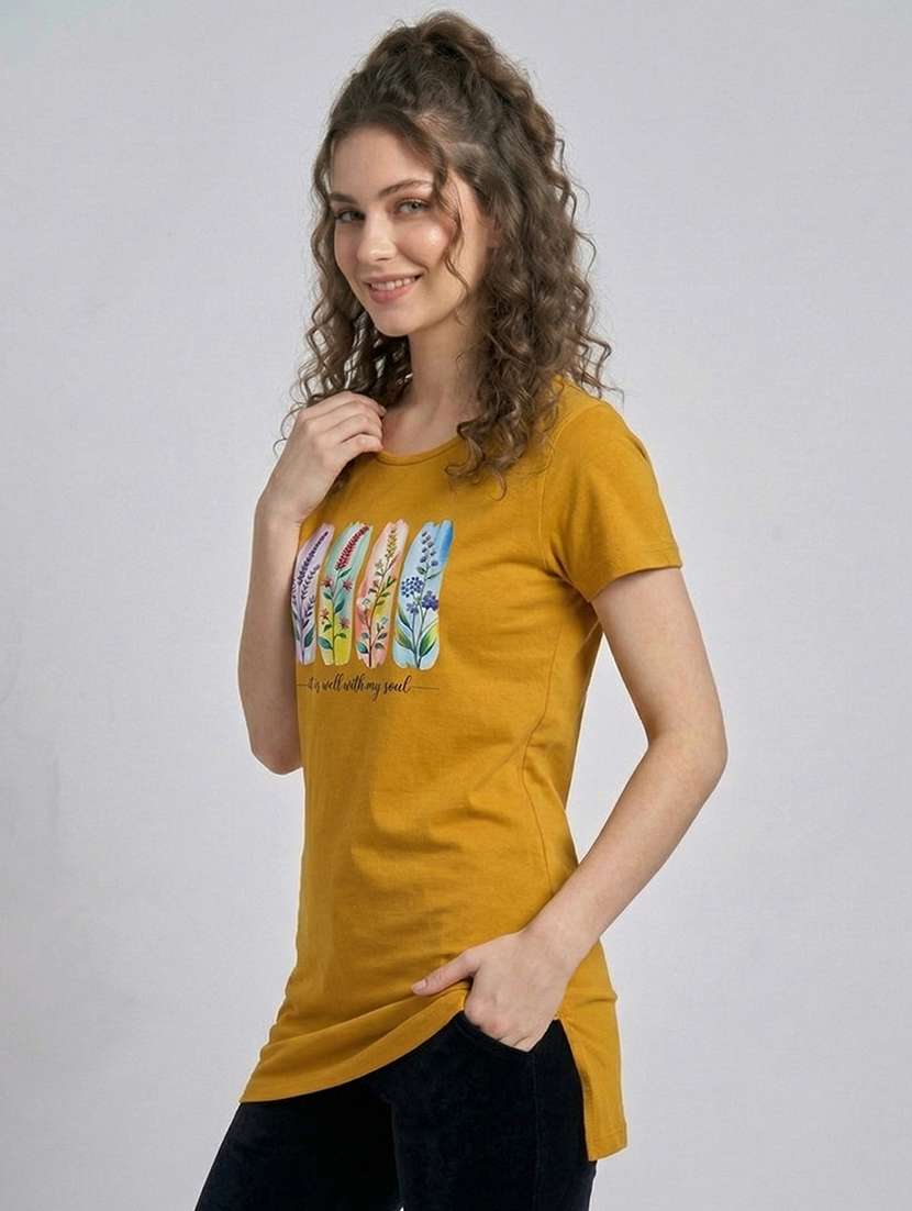 women printed short sleeve loungewear t-shirt - 22451258 -  Standard Image - 2