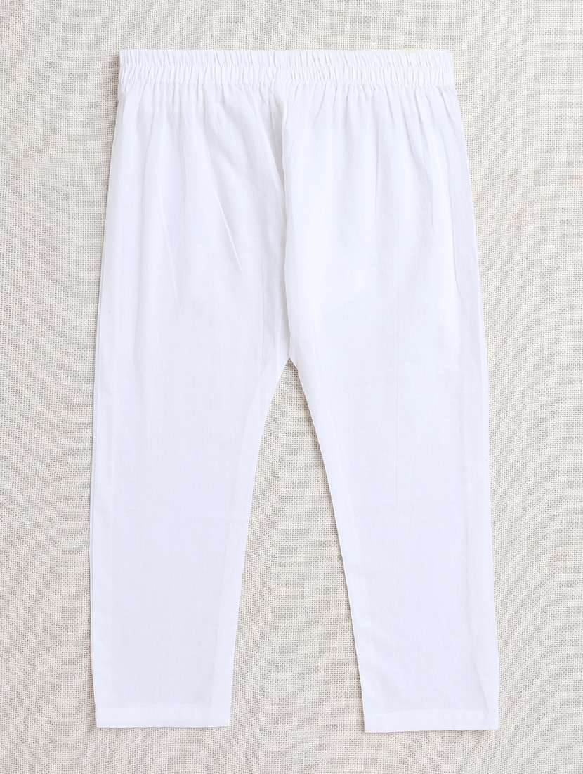 boys printed mandarin neck kurta pyjama set - 22451296 -  Standard Image - 2