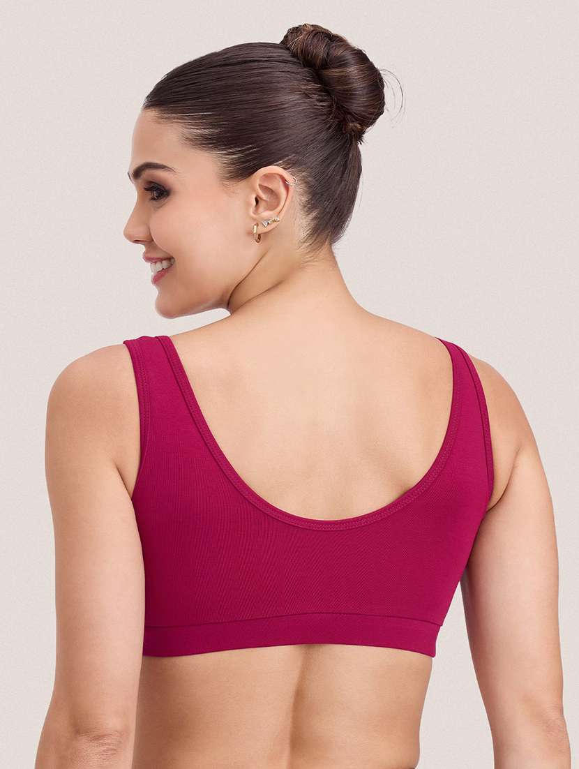 women pack of 2 solid full coverage sports bra - 22451527 -  Standard Image - 2