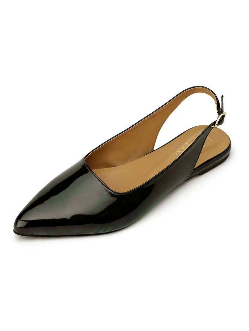 Women Black Back Strap Mule - 22451839 -  Standard Image - 2