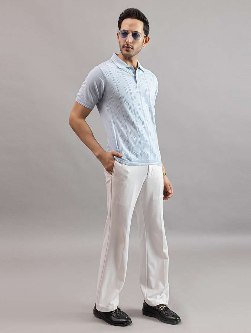 men blue cotton plain t-shirt - 22451964 -  Standard Image - 7