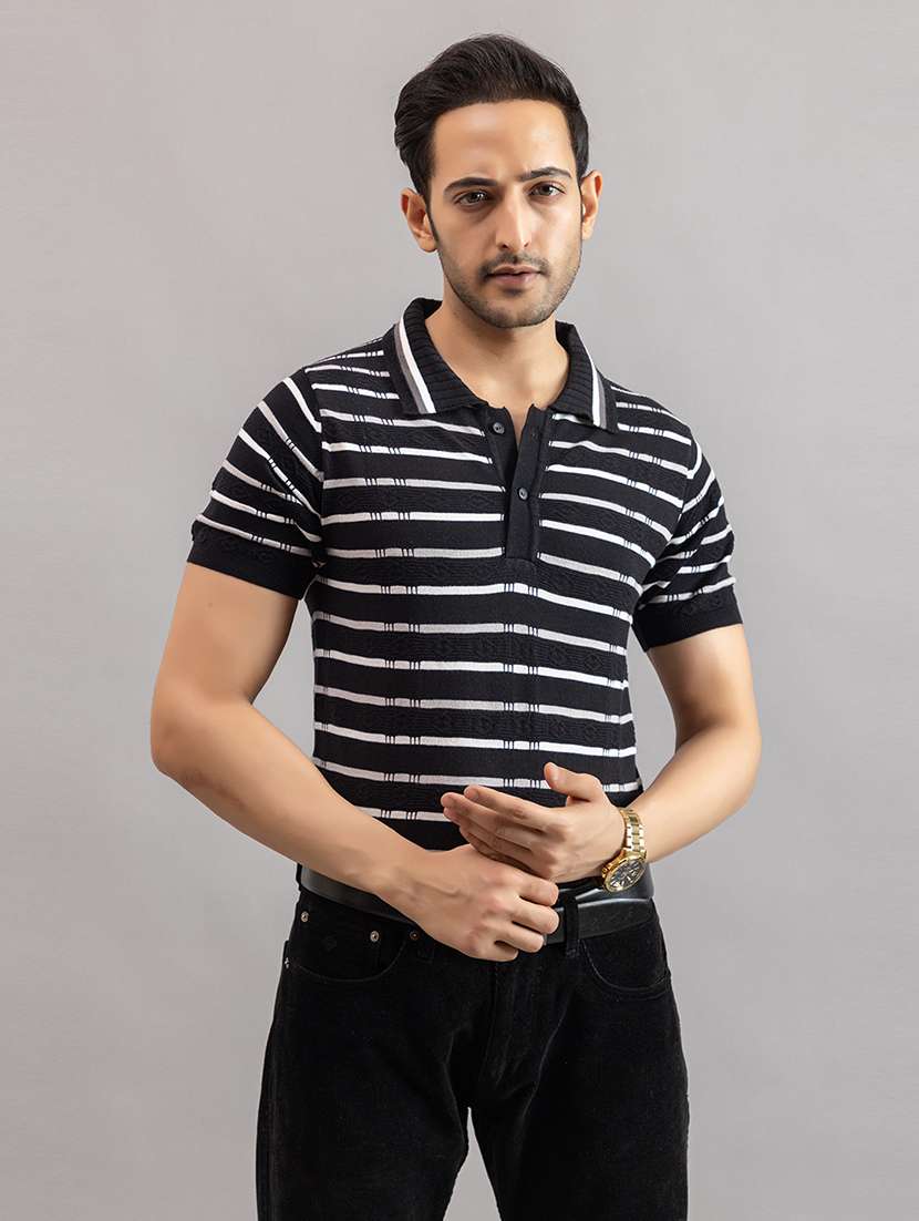 men black cotton plain t-shirt