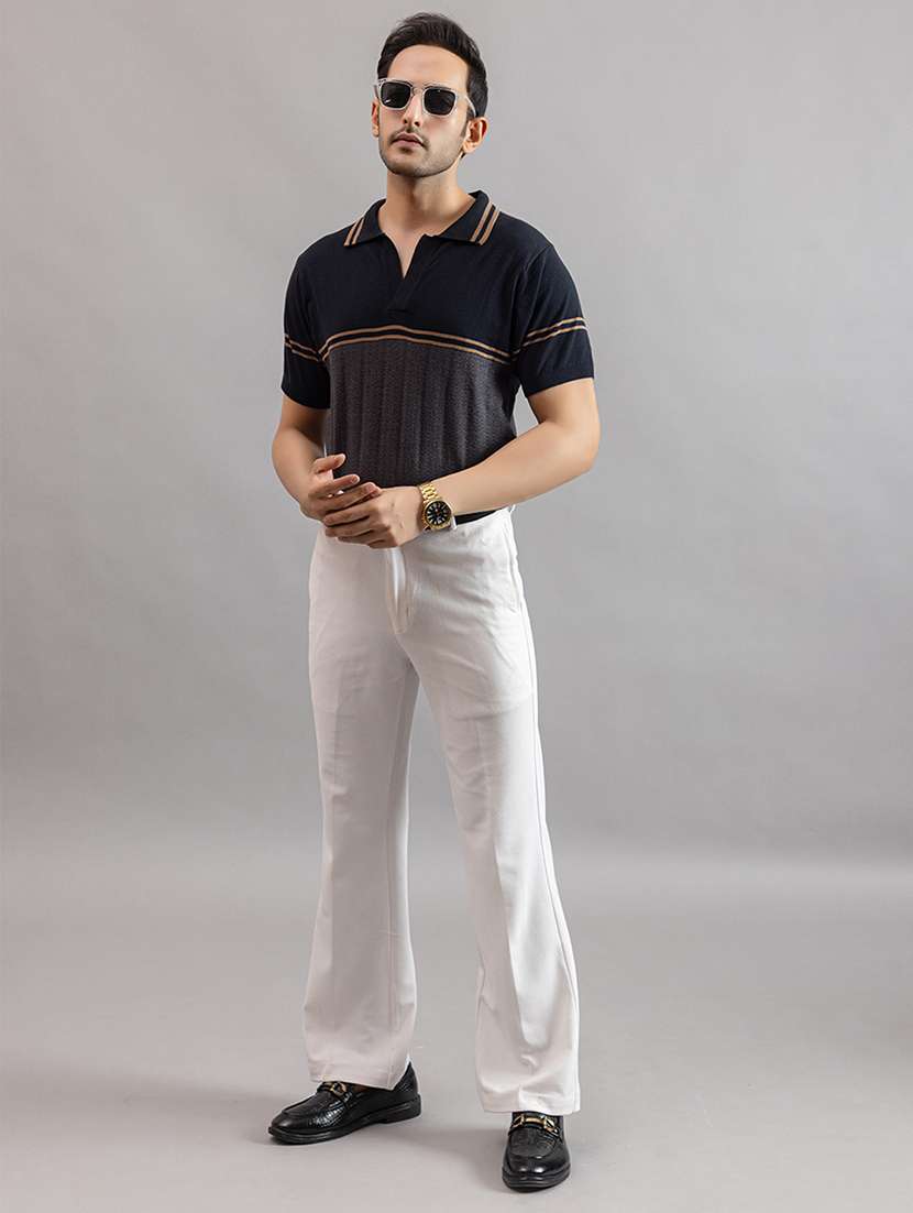 men navy blue cotton plain t-shirt - 22451988 -  Standard Image - 7