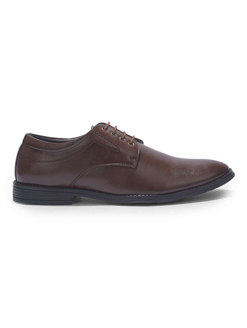 men solid lace up derby - 22452011 -  Standard Image - 2