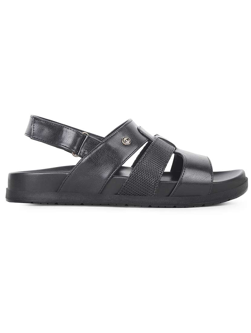 men solid back strap sandal - 22452332 -  Standard Image - 2