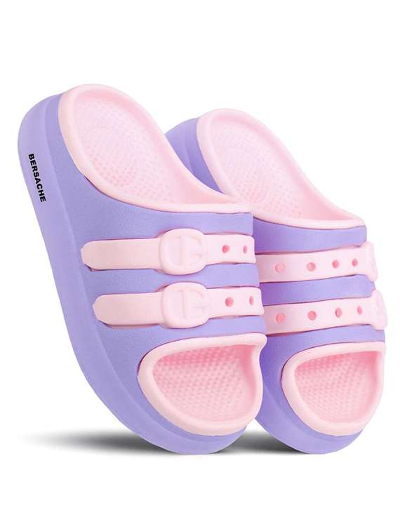kids purple eva slippers & flip flop - 22452360 -  Standard Image - 2