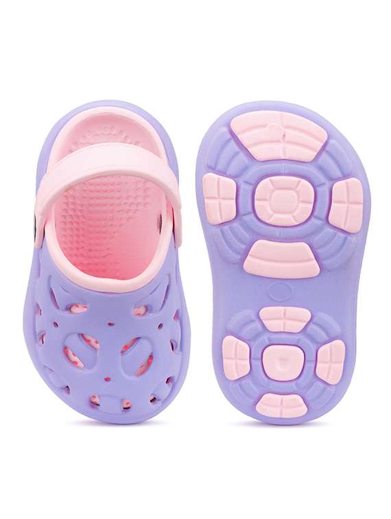 kids purple eva comfort sandals & floater - 22452377 -  Standard Image - 2