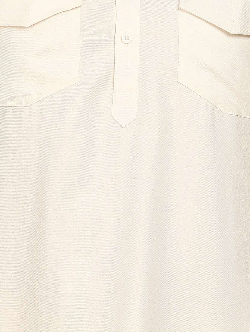 men solid mandarin neck kurta pyjama set - 22452944 -  Standard Image - 7