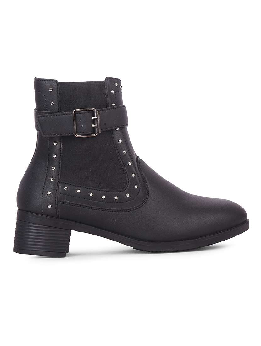 women solid ankle boot - 22453012 -  Standard Image - 2