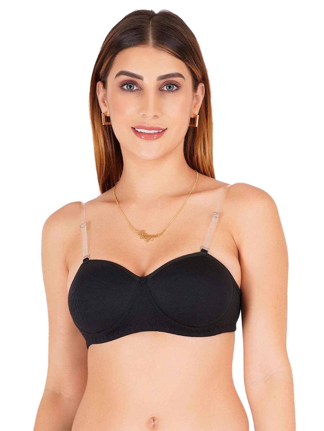 women pack of 3 solid lightly padded regular bra - 22453097 -  Standard Image - 2