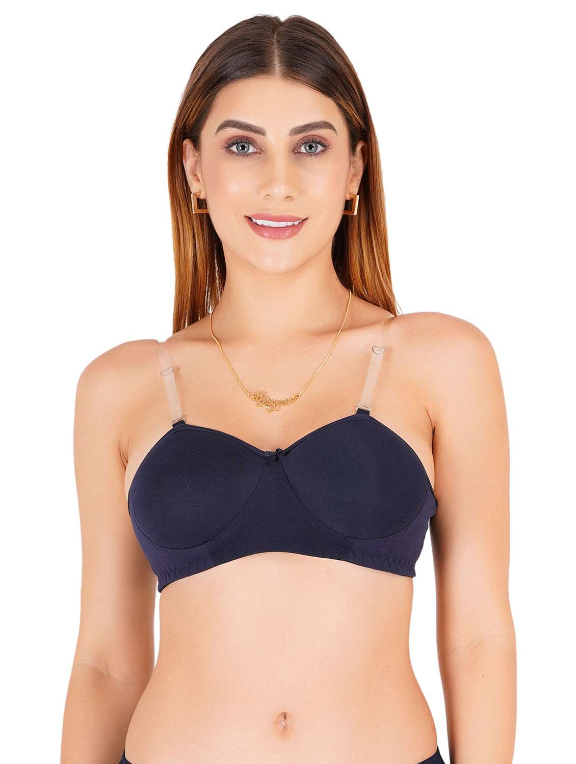 women pack of 3 solid lightly padded regular bra - 22453101 -  Standard Image - 2